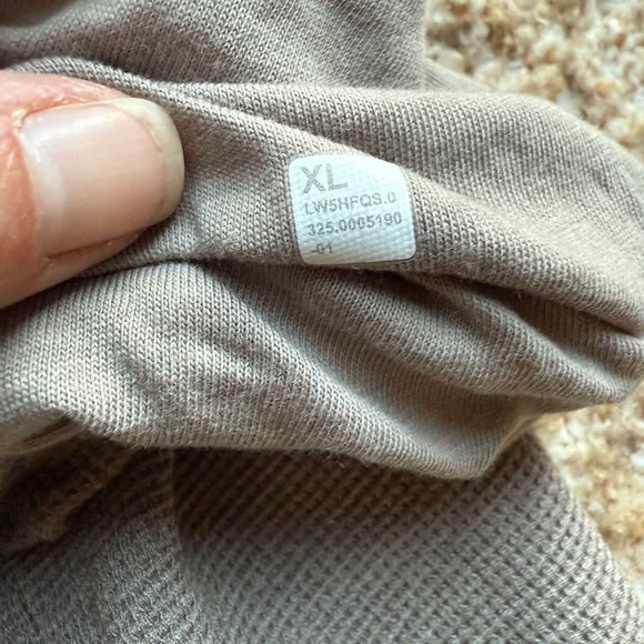 Lululemon Scuba mid rise wide leg pants Waffle h.W.ash.gray size XL sold out - Picture 5 of 5